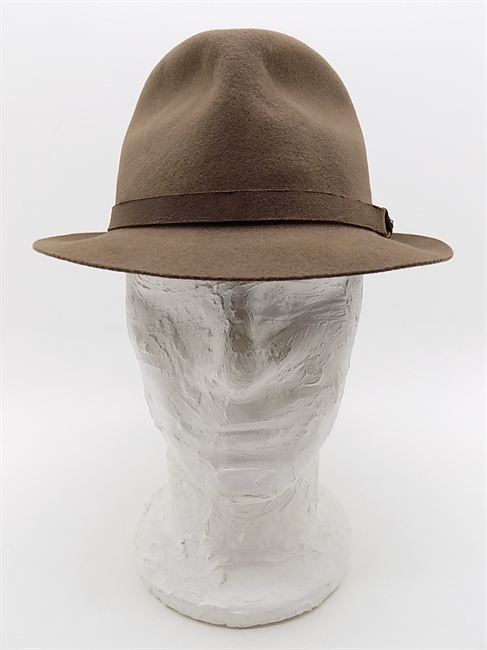 CAPPELLO PLAYER FELTRO MARRONE CINTURINO IN PELLE