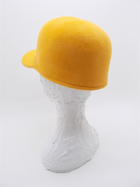 BASEBALL VELOUR GIALLO CON NAPPINE IN PELLE
