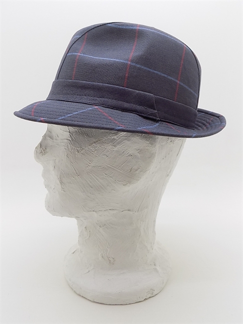 CAPPELLO IN COTONE BLU-en