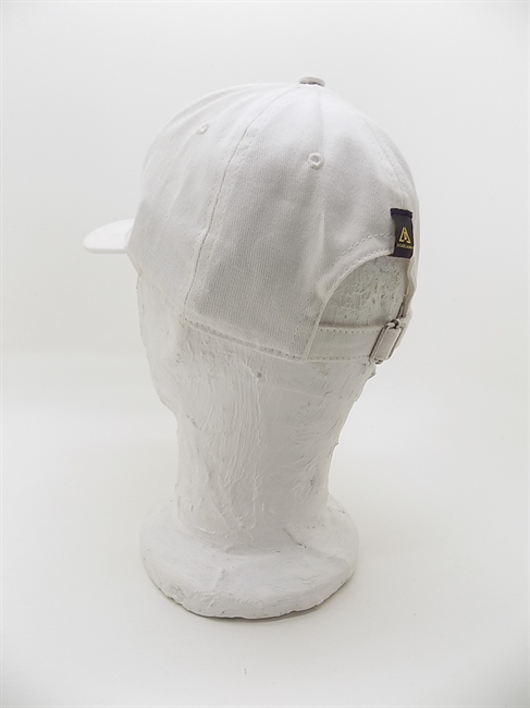 TRUCKER IN COTONE BIANCO CON VISO DIPINTO