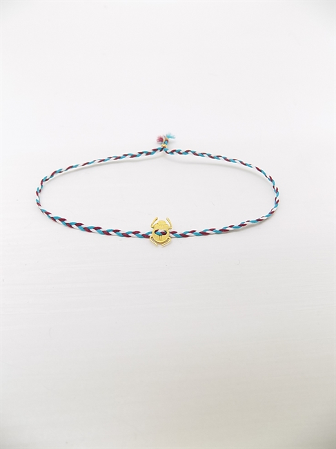 BRACCIALETTI CON MEDAGLIETTA SCARAB-en